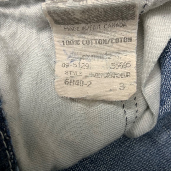 VINTAGE OSHKOSH OVERALLS , SIZE 3 - Picture 6 of 7